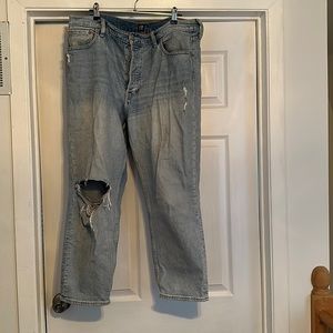 Light wash, Cheeky Straight high rise Gap jeans